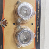 Harley Chrome Front  Fork Dust Seal Covers Trim 39mm dyna Sportster Superglide