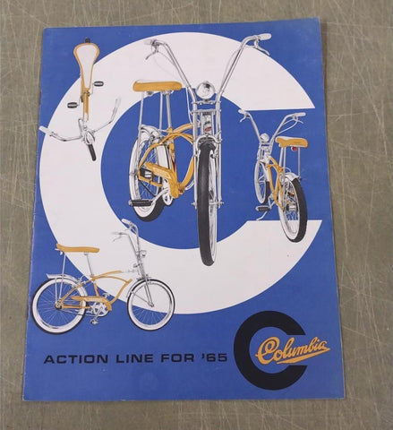 Vtg 1965 Action Line Columbia Muscle Bicycles Magazine Catalog Westfield Mass.
