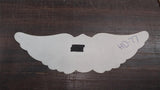 Grey Black Harley Wings White Orange Motorcycles Logo Inside Window Sticker New