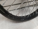 Black Front Spoke Wheel Harley Wide Glide Softail Springer 2.15x21 1973-99 FXWG