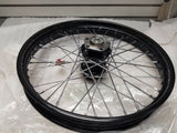 Black Front Spoke Wheel Harley Wide Glide Softail Springer 2.15x21 1973-99 FXWG