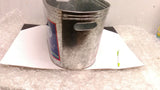 Coca Cola 2002 Galvanized Logo Oval Party Ice Pail Bucket Cooler Tub Metal