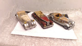Lot of 3 German Classic Convertibles Roadsters BMW Mercedes Benz Cast Resin