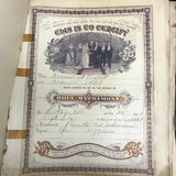 ANTIQUE LARGE BIBLE MATRIMONY 1867 SAMUEL & AMANDA PROFFITT BRASS CLASP RELIGION