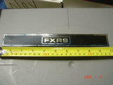 NOS Front Fork Cover Decal Emblem Sticker Harley FXRS Super Glide Low rider