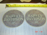 NOS Gas Tank Decals Emblem Stickers Pair Harley FLH Touring Ultra classic Red