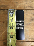 HARLEY HANDLE BAR WARNING STICKER DOT 5 OEM 45105-77 1977-81 FL FX XL NOS