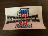 KNIEVEL CYCLES STICKER DECAL FADED #1 Harley Triumph Daredevil Motorcycle Tank