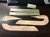 NOS Harley Davidson Gas Fuel Tank Decal Set Full Kit Shovelhead 76 Kit# 61705-76