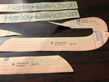 NOS Harley Davidson Gas Fuel Tank Decal Set Full Kit Shovelhead 76 Kit# 61705-76
