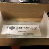 OEM Harley Black Chrome Skull Tour pak Decal Insert Touring Road Glide ultra FLH