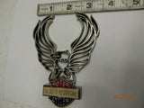 Harley Custom Flaming Eagle Embem Battery Cover Sissybar AMF Vintage NOS Bar shi
