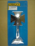 New Chrome Right Mirror Maltese Cross Tinted Custom Stem Harley Chopper Bobber