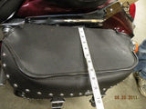 Boss Bags Black Saddlebags Studs Conchos Honda Vtx 1300 motorcycle Quick latches