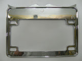 Chrome Finish Live To Ride Eagle License Plate Frame Harley Honda Suzuki Yamaha