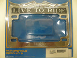 Chrome Finish Live To Ride Eagle License Plate Frame Harley Honda Suzuki Yamaha