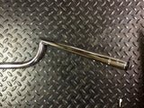 CLUBMAN STYLE MOTORCYCLE HANDLEBARS Chrome 7/8" Bars Triumph Honda Cafe Racer