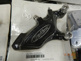 Revtech Right Brake caliper black 4 piston touring vrod harley custom 00^ Brembo