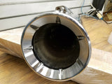 4 1/2 Slip On Mufflers Harley Touring Vortex Chrome Tips Ultra Street Road Glide