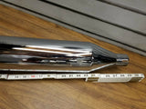 4 1/2 Slip On Mufflers Harley Touring Vortex Chrome Tips Ultra Street Road Glide
