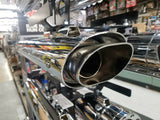 Chrome Oval Slip On Mufflers 1995-2016 Baggers Glide Flh Ultra FLHX