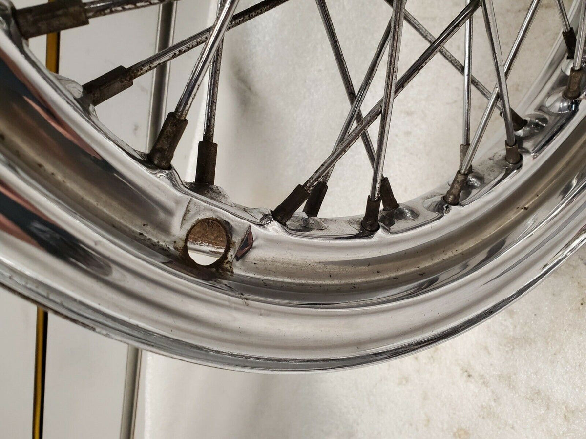 Stock 3.00x16 Star Hub Wheel Harley Panhead Knucklehead OEM Rim Vintag