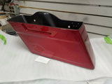 Left Lower Saddlebag Harley Ultra classic Road King glide FLH mysterious red OEm