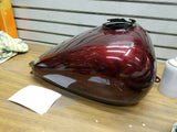 Gas Tank Harley Touring Ultra Classic FLHX Glide 2008^ crimson red sunglo Skulls
