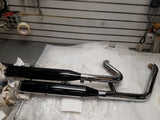 New T/o Exhaust Pipes System Harley Dyna Street Fat Bob OEM Wide Glide Superglid