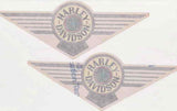 NOS Harley Fatboy FLSTF Gas Tank Decals Stickers Emblem Pair Turquoise 14364-92