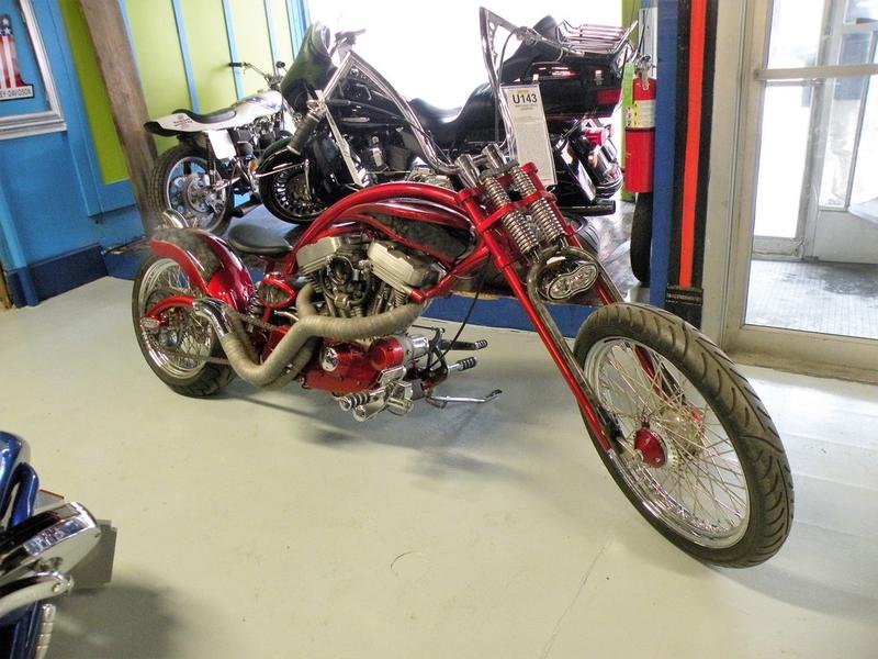 2008 BUELL Geico Mutant Red Neck Chopper Bobber by Logic Cycles