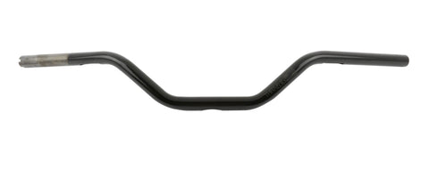 Thrashin 1-inch Dyna Mid Bend Black Handlebars - Harley