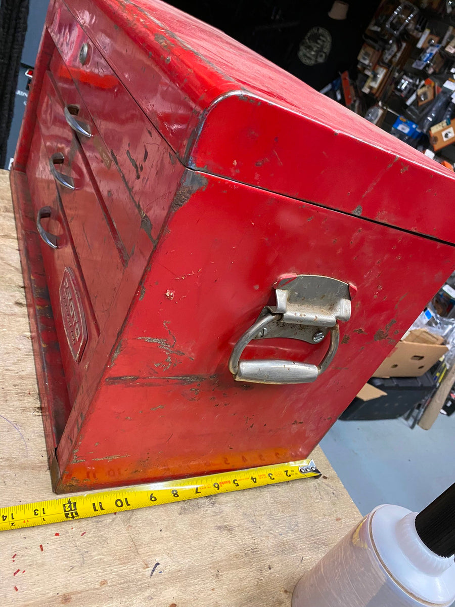 Proto Tool Box Snap on Vtg 3 drawer CArry Tray USA Good Old Stuff! 26x