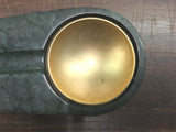Green Marble Cigar Cigarette Ashtray Vintage Papel Giftware L56423 Indonesia