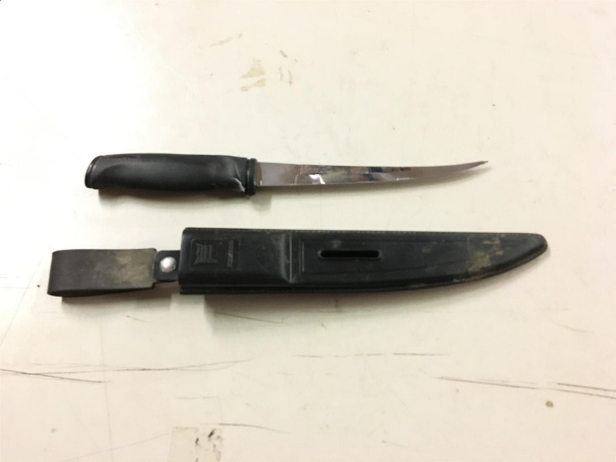 Vintage Fiskars Fixed Blade Fishing Fillet Knife Sheath with
