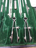 Vtg Dietzgen Prep12 Pc Drafting Tool Set #1086 Engineering Draftsman Germany