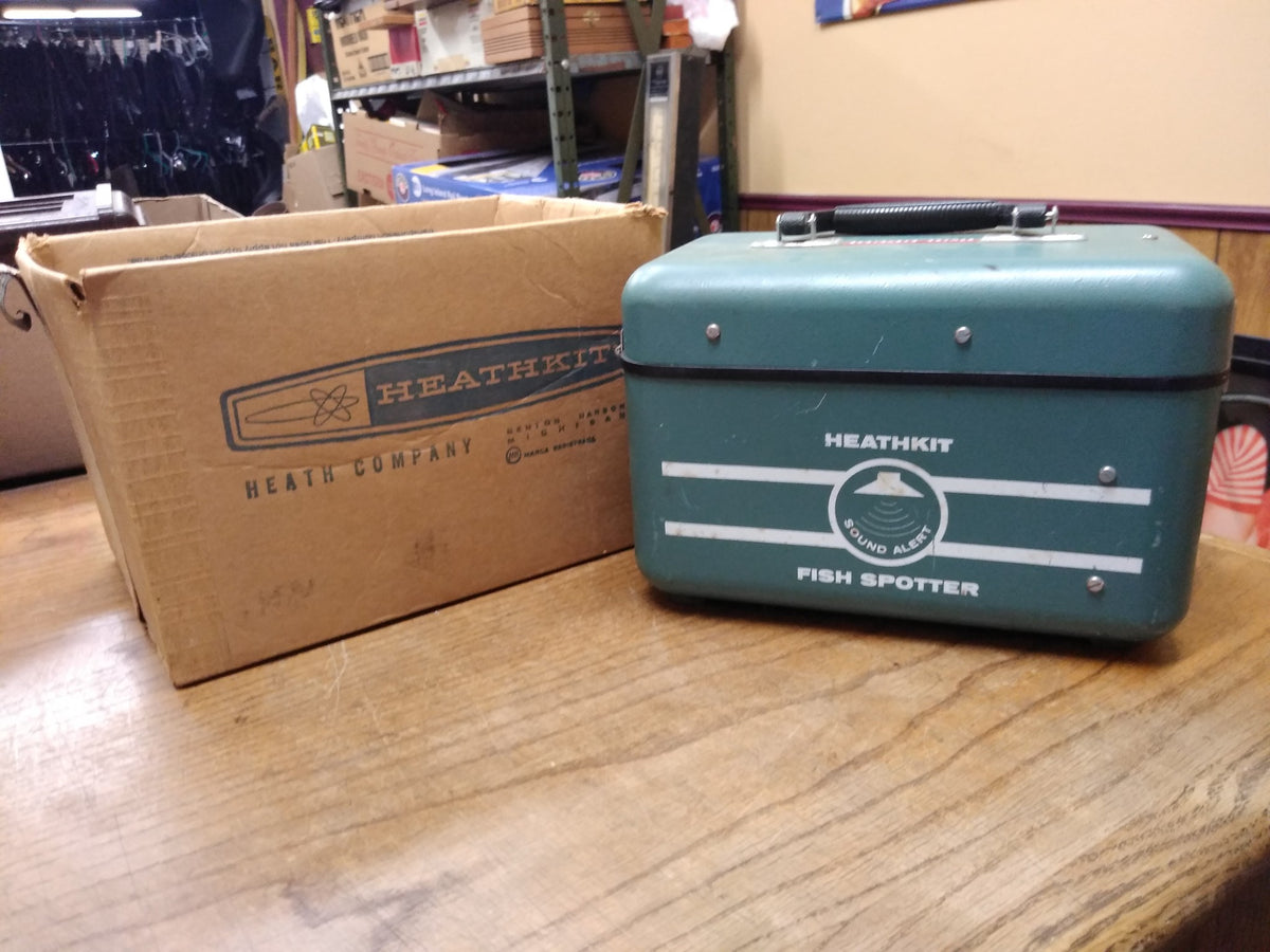 Vtg Heathkit Dual Range Fish Spotter Finder Model M1-2901 Sound Alert –