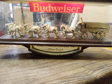 Vtg Budweiser Clock Wall light Anheuser Busch World's Champion Clydesdale Team