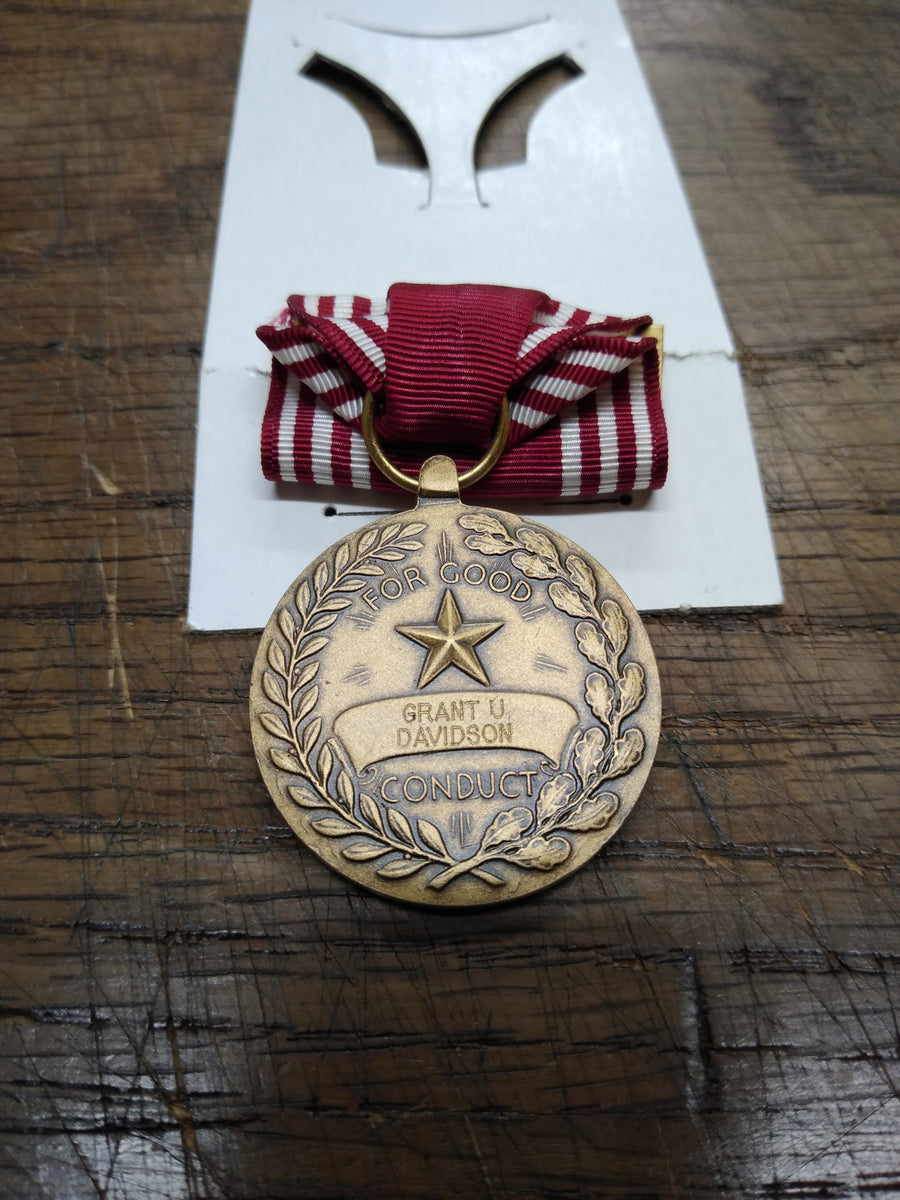 WWII Army Medal United States Good Conduct Red White Stripe Ribbon Vintage Efficiency Honor Fidelity Military Award hot USA Collector