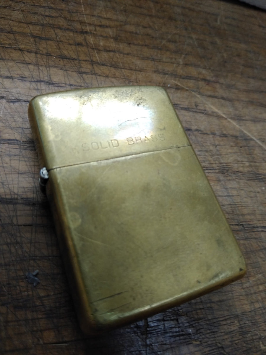 Vtg Zippo Solid Brass 1932-1991 Commemorative Cigarette Lighter Great –  cyclewarehouse.online