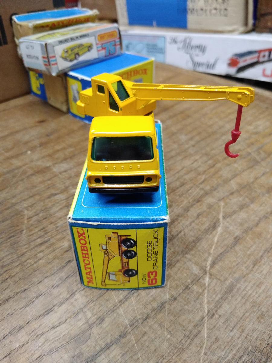 Matchbox dodge hot sale crane truck