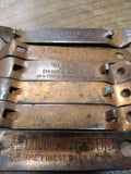 Vtg Copper Beer Bottle Can Opener Lot Duquesne Fort Pitt Ballantine Man Cave Bar