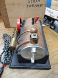 Vtg Watt Junior Horizontal Steam Engine 110V Electric Original Box Pittsburgh Pa