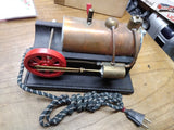 Vtg Watt Junior Horizontal Steam Engine 110V Electric Original Box Pittsburgh Pa