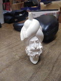 Vtg Unsmoked Meerschaum Hand Carved Sultan w/Turbine Smoking Tobacco Pipe w/Case