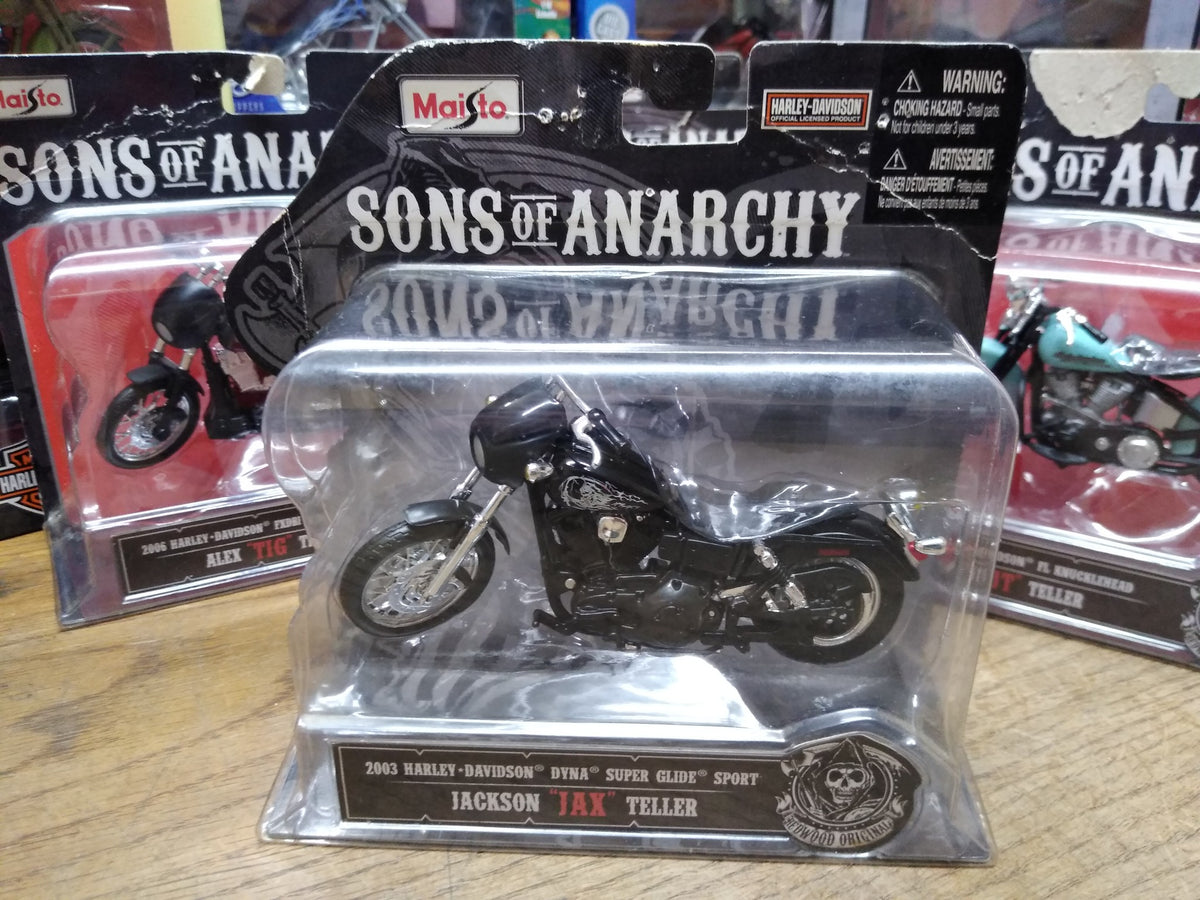 Jax Teller Harley Super Glide 2003 Maisto SONS Of ANARCHY Diecast