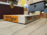 Vtg 6 Piece Tric or Treat Cooky Cookie Cutters Halloween Holiday Metal Orig Box!