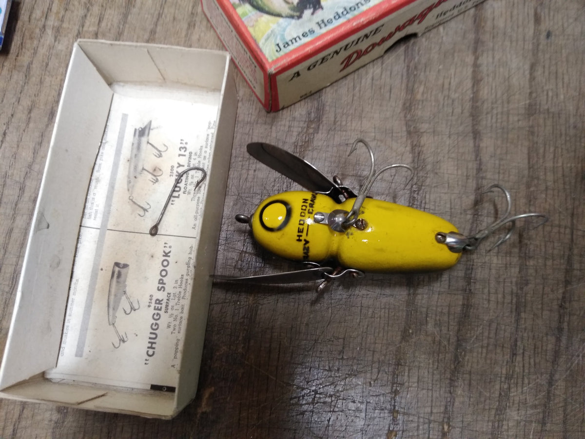 antique fishing lure heddon crazy crawler Vtg Heddon Dowagiac Crazy Crawler 2100 BF Fishing Lure Great Condition – cyclewarehouse.online
