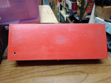 Vtg Snap On Tools Corp. KRA 104 Red Heavy Steel Tool Box 14" x 5 1/4" Nice! #2