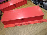 Vtg Snap On Tools Corp. KRA 104 Red Heavy Steel Tool Box 14" x 5 1/4" Nice! #2
